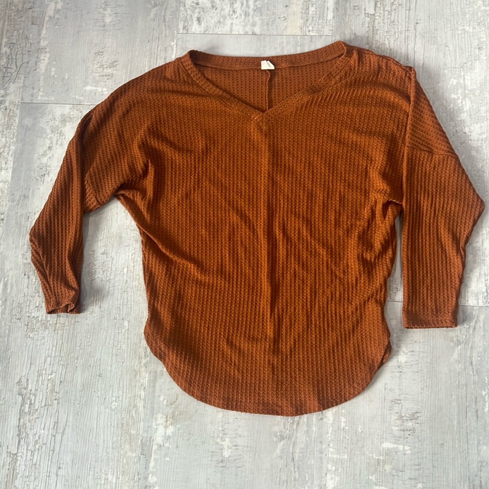 Women's Casual V-Neck Batwing Sleeve Pullover Tops